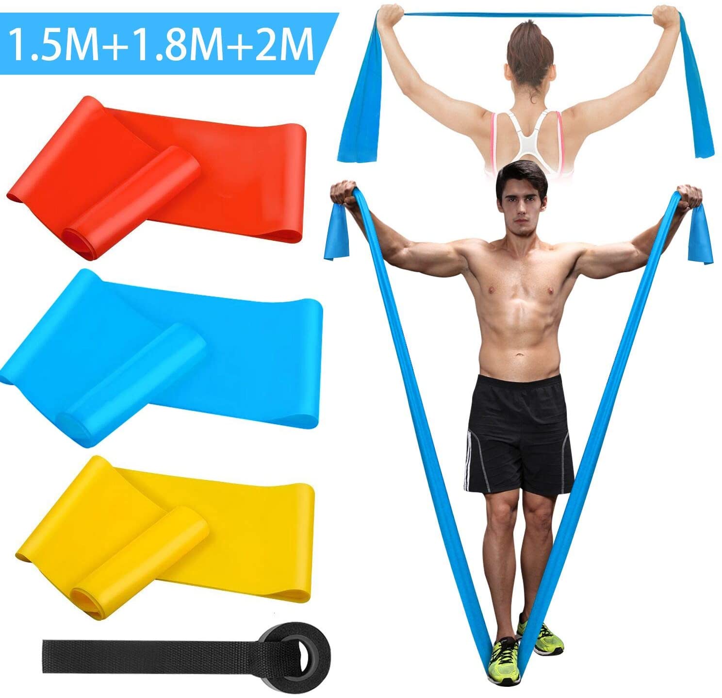 Crossfit Equipment - Эластичные ленты для фитнеса, 3 шт.,