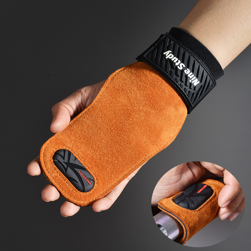 Crossfit Equipment - Перчатки из воловьей кожи для тяжелой