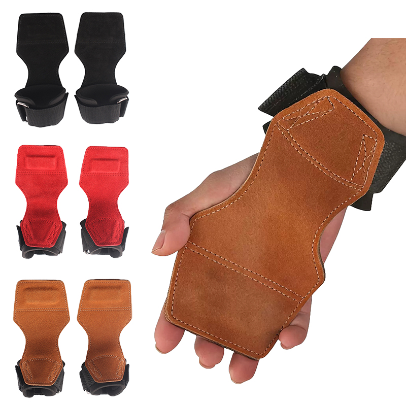 Crossfit Lifting Gear - Толстые кожаные перчатки для тяжелой атлетики,
