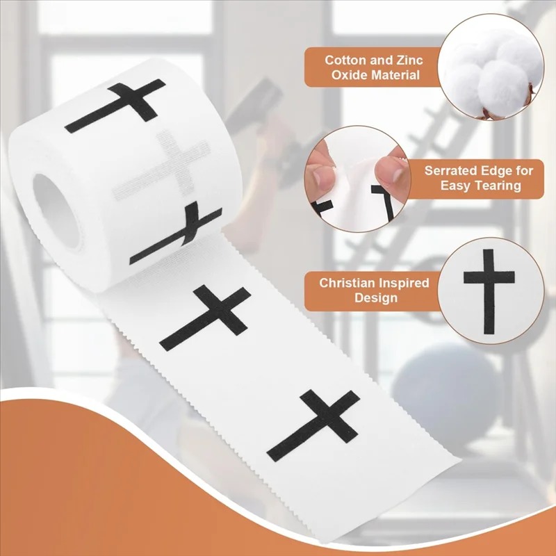 Finger Tape Athletic - Хлопковая спортивная лента с зубчатым краем,